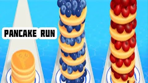 Pancake Run Game - noob vs pro vs hacker