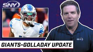 What’s the latest on the New York Giants pursuit of WR Kenny Golladay? | New York Giants | SNY