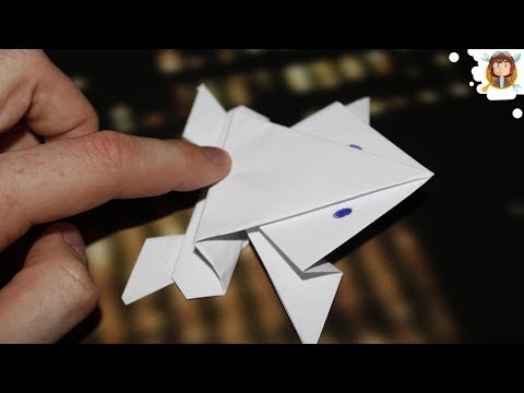 Vídeo: Como Fazer Um Sapo De Papel