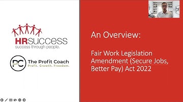 Overview of Fair Work changes December 2022