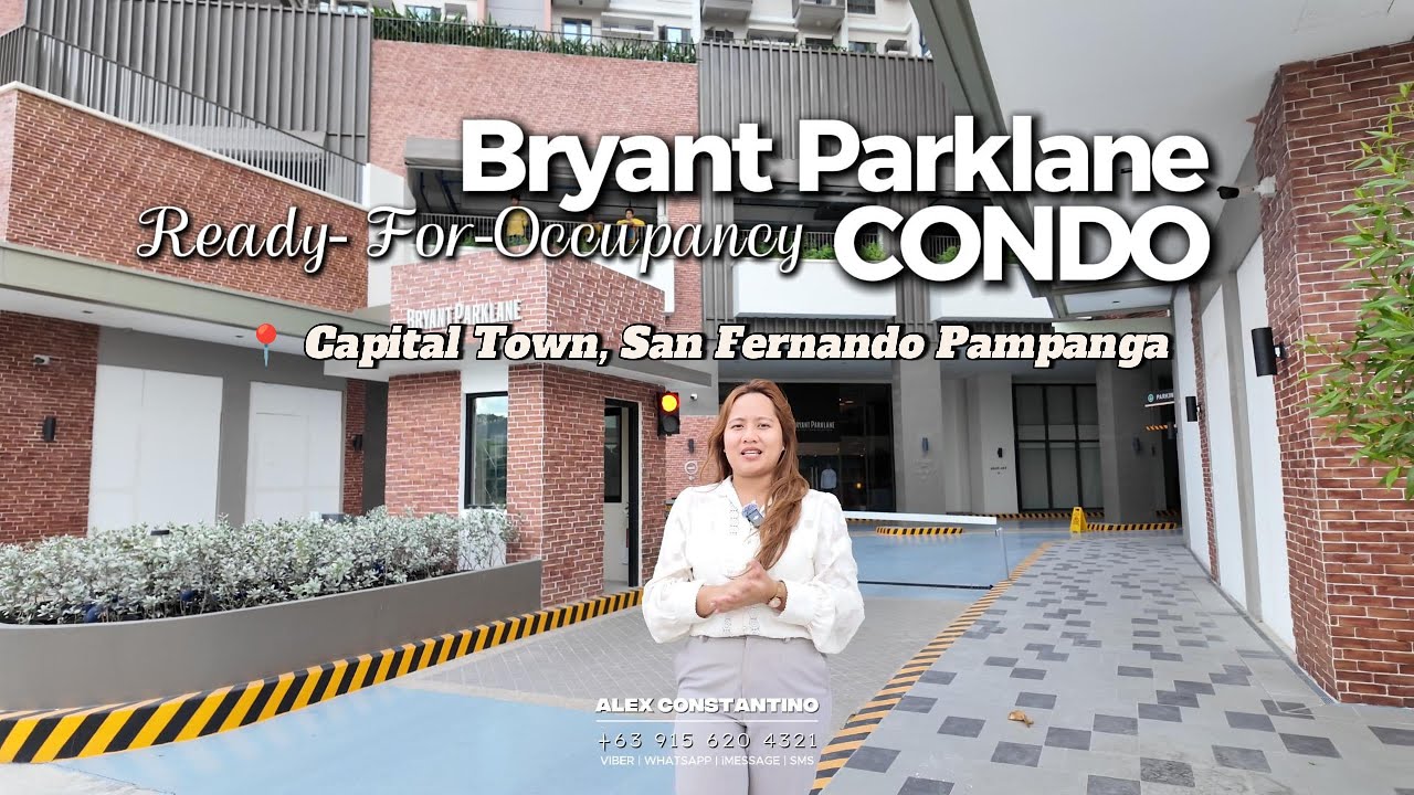 BRYANT PARKLANE | Capital Town, San Fernando Pampanga Rent-to-Own Condo | 0% Interest RFO Units