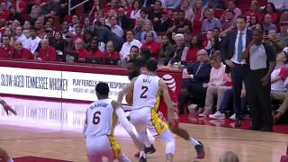 Lonzo Ball blocks James Harden!! | Defensive Highlight