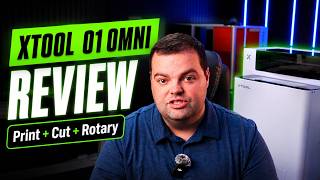xTool O1 Omni UV Printer Review: Real Workflow Test with Print & Cut + Rotary