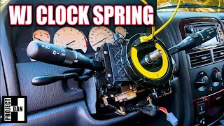 WJ CLOCK SPRING!!! JEEP GRAND CHEROKEE AIRBAG WARNING LIGHT FIX ATTEMPT by Project Dan H 3,020 views 5 months ago 16 minutes