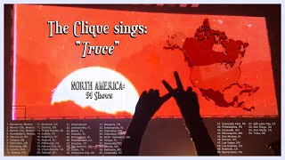 twenty one pilots - The Clique sings: "Truce" (North America: 54 shows)