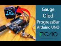Como crear Gauge progress Bar Oled - Arduino UNO