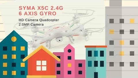 Syma X5C 2 4G 6 Axis Gyro HD Camera RC Quadcopter with 2 0MP Camera