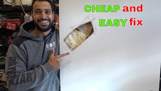 How to fix a hole in a door - The EASY way