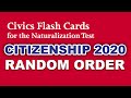 us citizenship naturalization test 2020 - official test 100 questions - random order