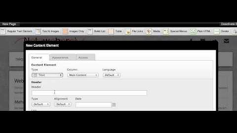 TYPO3 6.1: Advanced Frontend Editing
