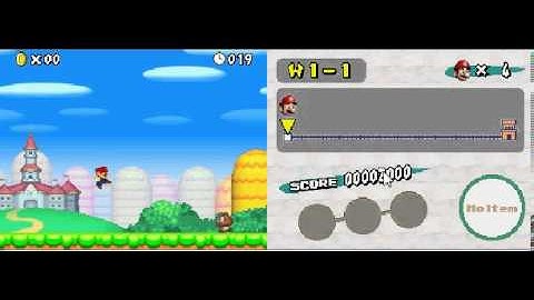 New Super Mario Bros. - Testing a Custom Level