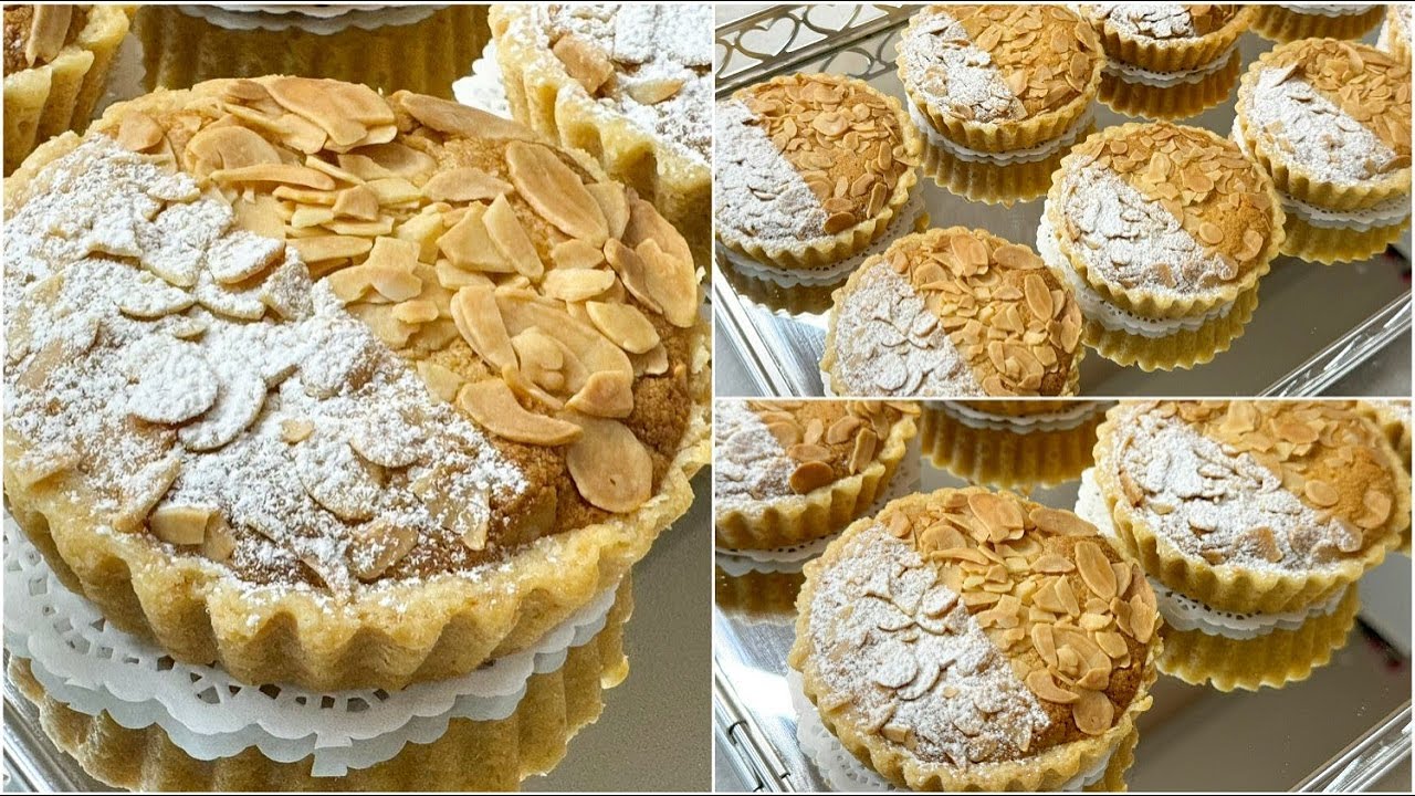 طارط اللوز رائعة معلكة وهشيشة تذوووب فالفم احسن من لي تباع بألف مرة💫