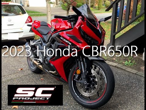 CBR650R SC Project Exhaust - 2023 Model - YouTube