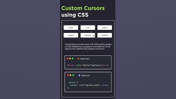 Custom cursor using CSS #css #animation