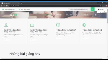 [ASP.NET MVC] Demo website thi trắc nghiệm trực tuyến - code thuê đồ án