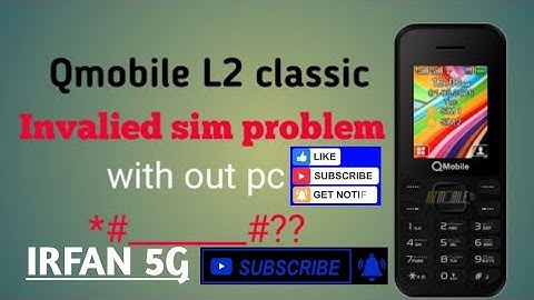 Qmobile L2 Classic  Change IMEI Number