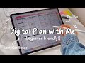 Digital planning for beginners  planning a week on my ipad using goodnotes