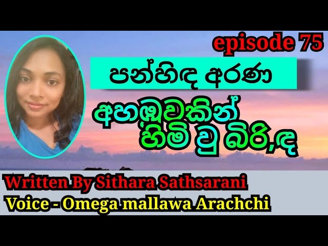 ඒ හින්දා මේ ප්‍රශ්නේ අපි මෙතනින් ඉවර කරමු./ episode 75/ අහඹුවකින් හිමිවු බි,රිඳ / පන්හිඳ අරණ class=