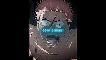When Gojo Comes Back 💀 || Jujutsu kaisen #gojo #sukuna #jjk