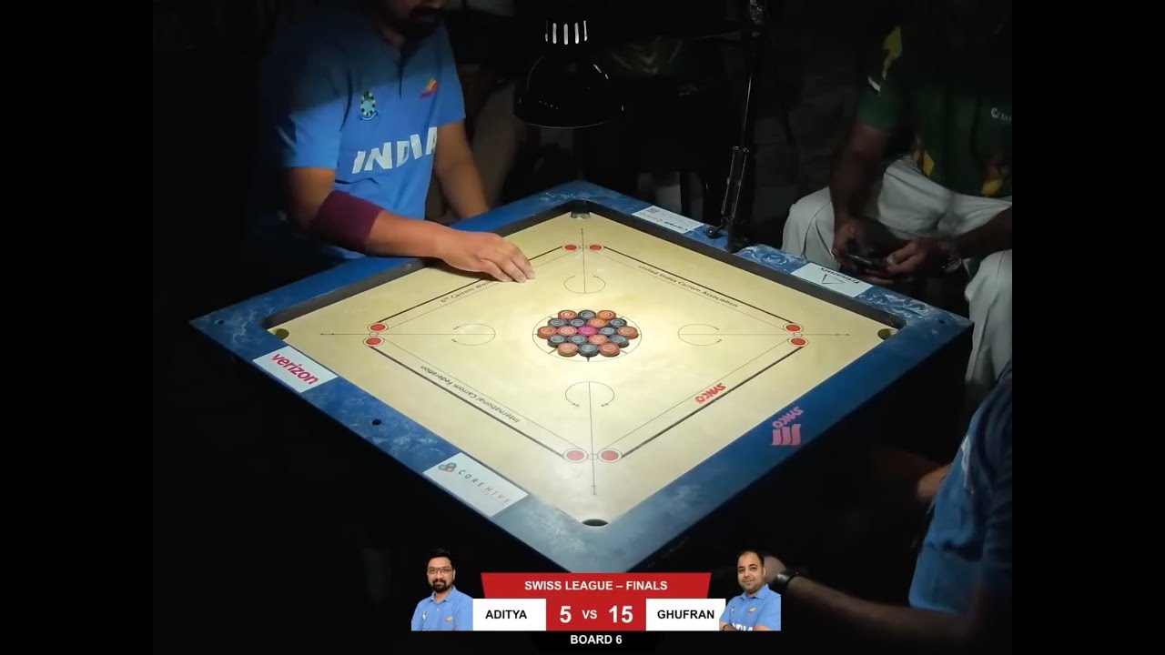 BEST CARROM FINISH EVER? Amazing last 3 boards, Ghufran vs Aditya
