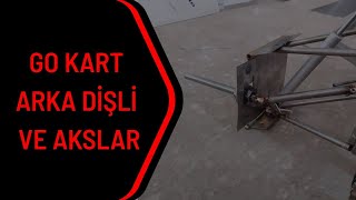 Go Kart Arka Dişli ve Amortisor Mekanizması