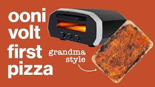 Ooni Volt | First Pizza  Grandma Style