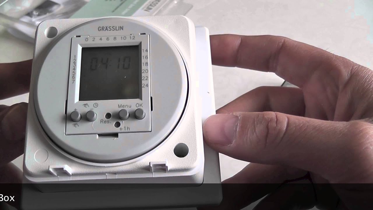 Digital Towel Rail Radiator Timer 7/24 Hours YouTube