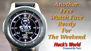 A Free Galaxy Watch/Gear S3 Analog/Digital Watch Face 2019 screenshot 4