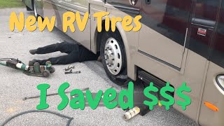 New Motorhome RV Tires & How I Saved $$$  FullTime RV Life.