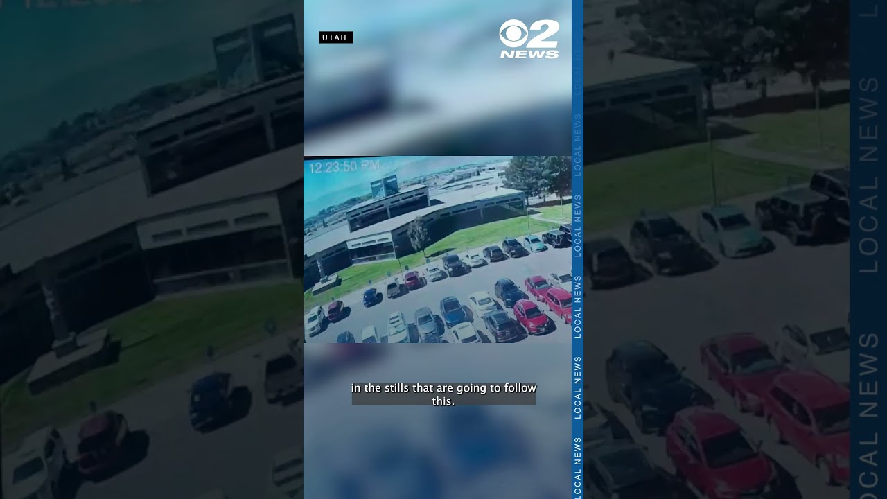 New Video Shows Suspect In Charlie Kirk Murder Jump From Building Move Across Campus