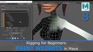Rigging for Beginners: Painting Weights in Maya