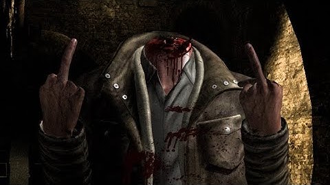 Can you beat the sewer section with Chris Walker well only jumping??? (Outlast)