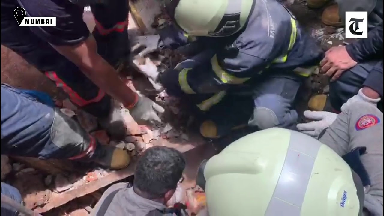 the tribune philippines Watch : NDRF team rescuing a woman after Mumbai building collapse
