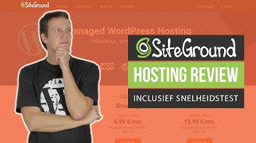 SiteGround Review en Snelheidstest [2022] - WordPress hosting