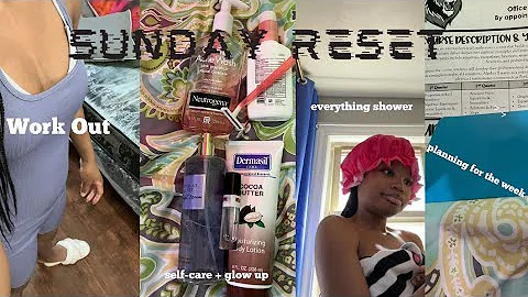 SUNDAY RESET VLOG | full body pamper routine I preparing for the week | cleaning my space