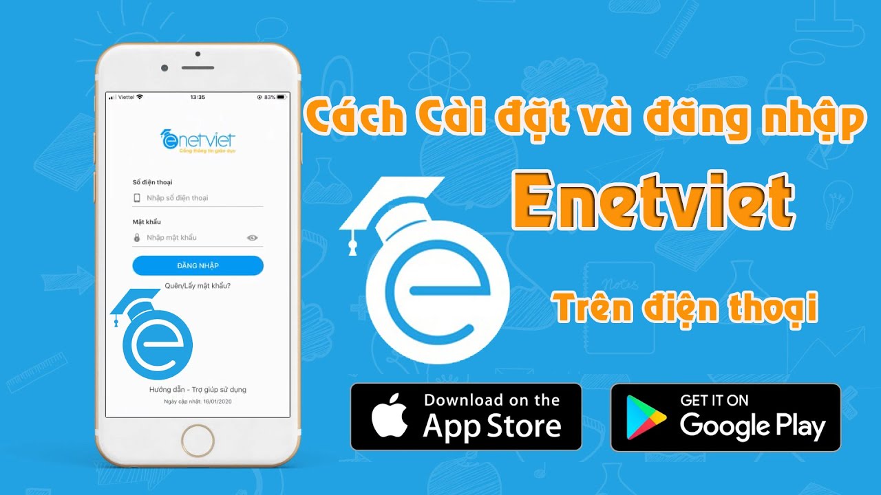 Enetviet học sinh đăng nhập | Hướng dẫn cài đặt và đăng nhập ứng dụng eNetViet | eNetViet Sổ liên lạc điện tử trực tuyến