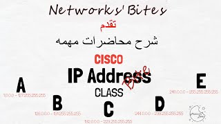 1.7 Cisco CCNA | 200-301 | IP address | Classes شرح انواع الفئات لل