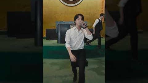 BTS Permission to Dance in UN general assembly hall😍💜#bts #ungeneralassembly #shorts