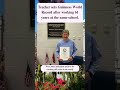 Teacher Sets Guinness World Record After 61 Years at Same School ❤️📚 #shorts