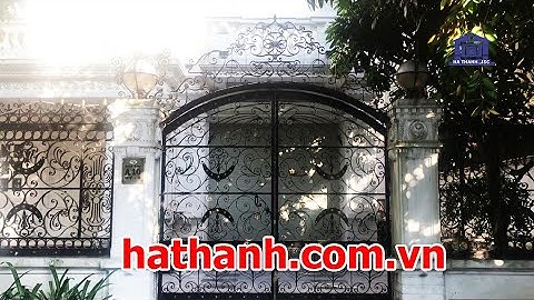 Cổng sắt va lan can sắt mỹ thuật trọn gói giá rẻ tại Phủ Lý Hà Nam