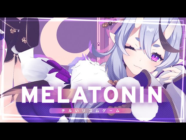 【 Melatonin 】 お洒落なリズムゲームでchill time 💜ˎˊ˗ 【 竜胆 尊┆にじさんじ 】のサムネイル