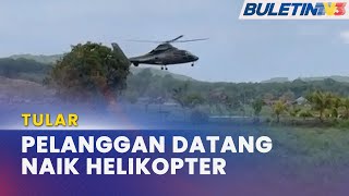 MAKAN TENGAH HARI | Pemilik Restoran Teruja Pelanggan Datang Naik Helikopter