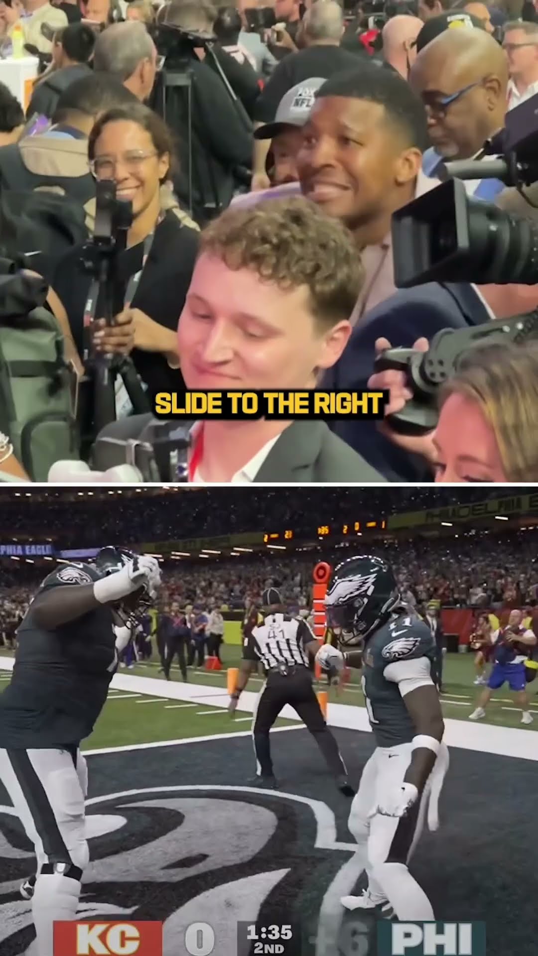 A.J. did the cha cha slide for Jameis ?