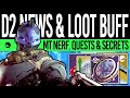 Destiny 2 | DOUBLE LOOT & EVENT QUESTS! Hand Cannon BUFF, New Exotics, Lost Weapons, NEW Rasputin!
