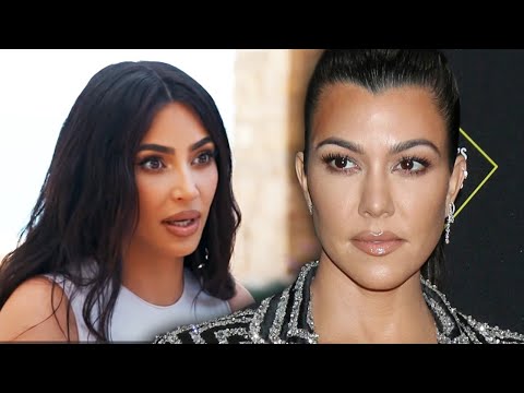 Kourtney Kardashian Reacts To Kim Kardashian Divorce Drama