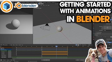 Getting Started with ANIMATIONS in Blender - BEGINNERS START HERE!