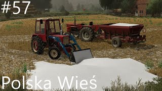 Wapnowanie & Owijanie belek na łące | "Polska wieś" #57 | Farming Simulator 22