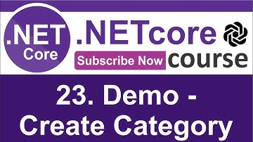 23. Demo - Create Category - ASP.NET Core MVC (.NET 6) - codeGPT