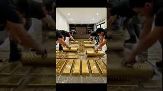 🤯✨This Floor Has REAL Gold Inside… Watch the Process 👀💰