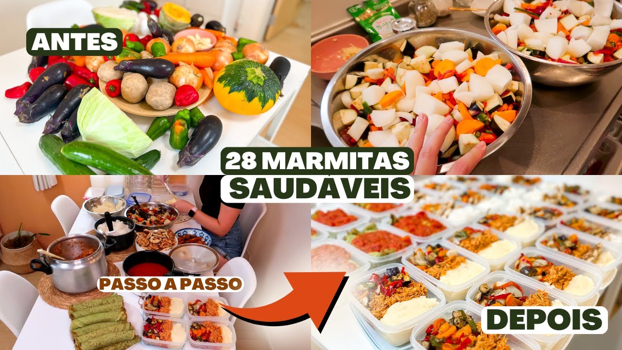 🔥 28 MARMITAS CONGELADAS SAUDÁVEIS PARA SEMANA CARDÁPIO COMPLETO GOSTOSO E FÁCIL